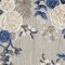 Homeroots 3' X 4' Blue and Gray Floral Indoor Outdoor Area Rug 527634 - alternate 3