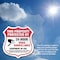 Signmission Video Surveillance Shield Sign This Prop, 6 Inch X 6 Inch, Plastic Sign SHI-P-6-470 - alternate 4