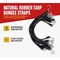 Mytee Products 50PK 9in Natural Rubber Tarp Bungee Straps w/Crimped S Hooks Tie Down Cords RS-9C-N - alternate 4