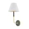 Hudson Valley Lighting Wedgewood 1 Light Wall Sconce in Aged Brass/Soft Studio Green by Mark D. Sikes MDS2200-AGB/SSG - alternate 1