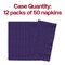 Smarty Had A Party Durable Purple Paper Dinner Napkins, 600PK 67115B-CASE - alternate 4