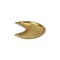 Homeroots 7in Gold Crescent Metal Handmade Vanity Tray 483178 - alternate 4