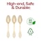 Smarty Had A Party Shiny Baroque Gold Plastic Spoons (600 Spoons), 600PK 7959-GBQ-CASE - alternate 4