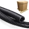 Kable Kontrol Corrugated Split Wire Loom Tubing, 3/4''ID 4200FT Black WL904-GD - alternate 1