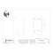Cantex Electrical Box, 14 cu in, Switch Box Type, 1 Gang, PVC, Rectangular Shape EZ14SOR - alternate 2