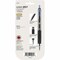 Uni-Ball Signo 207 Gel Pen, Retractable, Medium 0.7 mm, Blue Ink, Smoke/Black/Blue Barrel, 4PK 45532PP - alternate 2