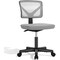 Simple Deluxe Low-Back Mesh Armless Office Chair, Swivel Rolling Computer Chair No Arms with Lumbar Support 3A88FNCHAIRC2077GY01 - alternate 3