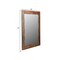 Homeroots 44" Dark Brown Solid Wood Framed Accent Mirror 521563 - alternate 3