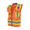 Radians 300D woven polyester front with polyester mesh back, Zipper Closure, Orange, Size S SV55W-2ZOD-S - alternate 1