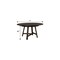 Homeroots 42" Espresso Rounded Solid Manufactured Wood Pedestal Base Dining Table 517755 - alternate 3