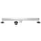 Kingston Brass 28-Inch Stainless Steel Linear Shower Drain with Reversible Tile Insert and Flat Grate BSF2821 - alternate 1