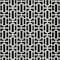 Homeroots 8' X 10' Black And Ivory Geometric Washable Indoor Outdoor Area Rug 594836 - alternate 4
