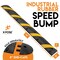 Xpose Safety Rubber Speed Bump 72inL x 12inW x 2inH, 6PK RSH-6-6-X - alternate 3