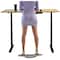 Homeroots Black and White Active Standing Desk Balance Board 397716 - alternate 1