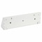 Zoro Select Baseboard Register, 12 in W x 2 in H Opening, White, Steel, One-Way, Surface Mount 4MJV8 - alternate 3