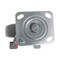 Vestil Rubber Swivel With Brake Caster 6 In. Diameter x 2 In. Width 771 Lb. Capacity Dark Gray/Gold CST-KSM-6X2MR-SWB - alternate 4