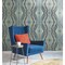 York Wallcoverings Kaleidoscope Blue Wallpaper Sample BH8398SAM - alternate 5