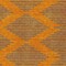 Homeroots 9' X 12' Orange And Blue Geometric Washable Indoor Outdoor Area Rug 598768 - alternate 4