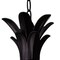 Homeroots Clear and Black Three Light Pineapple Outdoor Hanging Pendent Light 398015 - alternate 2