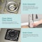 Serenelife Stainless Steel Kitchen Sink, Gray SL7546GG - alternate 2