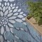 Homeroots 8' X 10' Navy Blue Floral Indoor Outdoor Area Rug 572892 - alternate 4