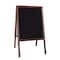 Flipside Marquee Easel (stained hardwood) Two Black Chalkboards 31221 - alternate 3