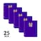 C-Line Products 8-1/2" x 11" Purple Two-Pocket 3-Hole Punch Heavyweight Poly Portfolio Folder, 25EA/BX, 6BX/CT 33939-BX - alternate 4