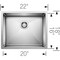 Blanco Precision 16 R10 Large Single Bowl 516223 - alternate 3