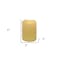 Homeroots Set of Four Yellow Flameless Pillar Candles, 4PK 517647 - alternate 4