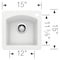 Blanco Diamond Bar Sink Dual Deck, White 440205 - alternate 2