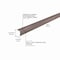 M-D Building Products Aluminum Satin Nickel, 1.625 in W x 84 in L 31830 - alternate 4