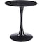 Leisuremod Bristol Round MDF Dining Table - Pedestal Base Kitchen Table, Modern Style BTBL-B31BLMT - alternate 3
