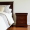Homeroots 24" Wood and Solid Wood Two Drawer Nightstand 399271 - alternate 3