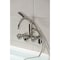 Kingston Brass 7-Inch Adjustable Wall Mount Clawfoot Tub Faucet, Polished Nickel AE8156RX - alternate 3