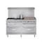 Koolmore 60 in. 6 Burner Commercial Natural Gas Range with 24 in. Griddle in Stainless-Steel KM-CRG60-NG - alternate 1