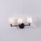 Vidalite Seren 3-Light Matte Black Wall Sconce Light with Handmade Glass Shades, Modern Style Wall Lamp CE1009387 - alternate 1