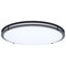 Nuvo Glamour LED 24 Inch Flush Mount Black Finish 27K/3K/35K/4K/5K CCT Selectable 62/1978 - alternate 1