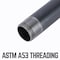 Ace Trading - Nipple 2 in. MIP each X 2 in. D MIP Black Steel 12 in. L Nipple 302U2X12 - alternate 3