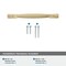 Amerock Highland Ridge 5-1/16 in 128 mm Center-to-Center Champagne Bronze Cabinet Pull BP55319CZ - alternate 4