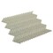 Apollo Tile White 11.8 in x 11.8 in Glass Glossy, Matte Floor and Wall Mosaic Tile 4.83 sqft/case, 5PK APLALA8807A - alternate 3