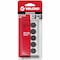 Velcro Brand Reclosable Fastener, Disc, Rubber Adhesive, 5/8 in, Black, 15 PK 90069 - alternate 1
