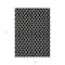Homeroots 9' X 12' Black And Ivory Geometric Washable Indoor Outdoor Area Rug 596085 - alternate 3