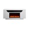 Global Furniture Usa Contemporary Aileen White 76" Entertainment Unit AILEEN-WHT-EU 76 W/LED & SPKR - alternate 1
