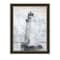 Homeroots Lighthouse Black Framed Print Wall Art 529622 - alternate 1