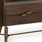 Homeroots 63" Brown Solid Wood Four Drawer Double Dresser 473102 - alternate 2