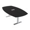 Skutchi Designs Arc Boat Conference Table With Power, 48 in W, 84 in L HAR-ABOT-48X84-T-U999ST19-ESIL - alternate 1