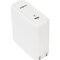 Rocstor 100W SMART USB-C POWER ADAPTER GAN TECHNOLOGY - UL & FCC/CE -WHITE Y10A247-W1 - alternate 1