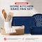 Bakkenamster BAKKEN Kitchen Baking Pan Set, Oven Safe Tray, Up To 450 Deg F, 8PK BKBSBLUE88 - alternate 2