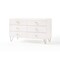 Homeroots 51" White Manufactured Wood Six Drawer Double Dresser 473095 - alternate 2