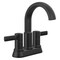 Delta Albion Two Handle Centerset Bathroom Faucet Matte Black 25855LF-BL - alternate 2
